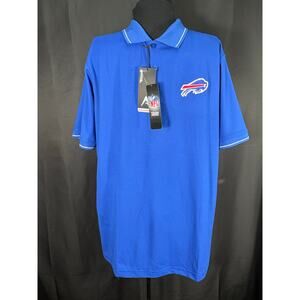 Buffalo Bills Men's Antigua Polo XL Dark Royal Blue NFL NWT Style Affluent